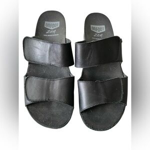 On Foot Zen Leather Adjustable Sandals